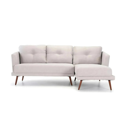Sofá Con Chaise - Trinidad - 3 Cuerpos - Izquierdo - Beige