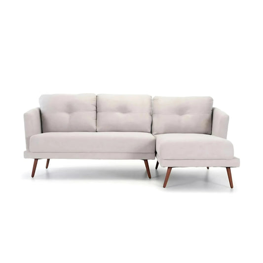 Sofá Con Chaise - Trinidad - 3 Cuerpos - Izquierdo - Beige