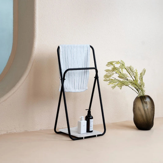 Toallero Repisa Metal Chico - Línea Esencia