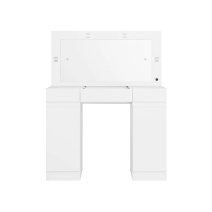 Tocador Espejo Grande Led - Studio - FIT - Blanco