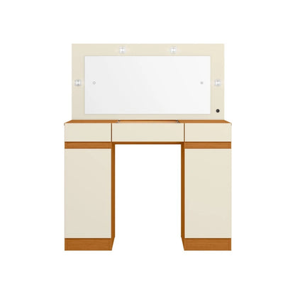 Tocador Espejo Grande Led - Studio - FIT - Marrón