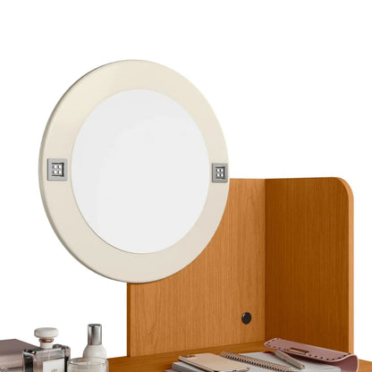 Tocador Espejo Led - Aurea - FIT - Marrón