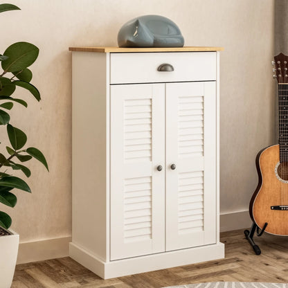 Zapatera - 2 Puertas - 1 Cajón - Línea Oslo - Blanco