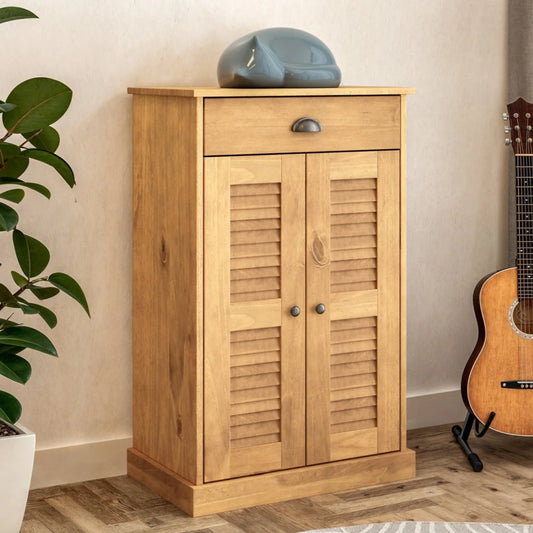 Zapatera - 2 Puertas - 1 Cajón - Línea Oslo - Natural