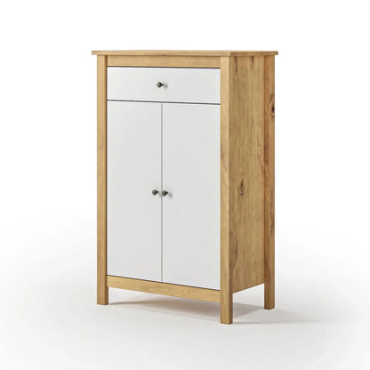Zapatera 2 Puertas 1 Cajón - Línea Maden - Blanco